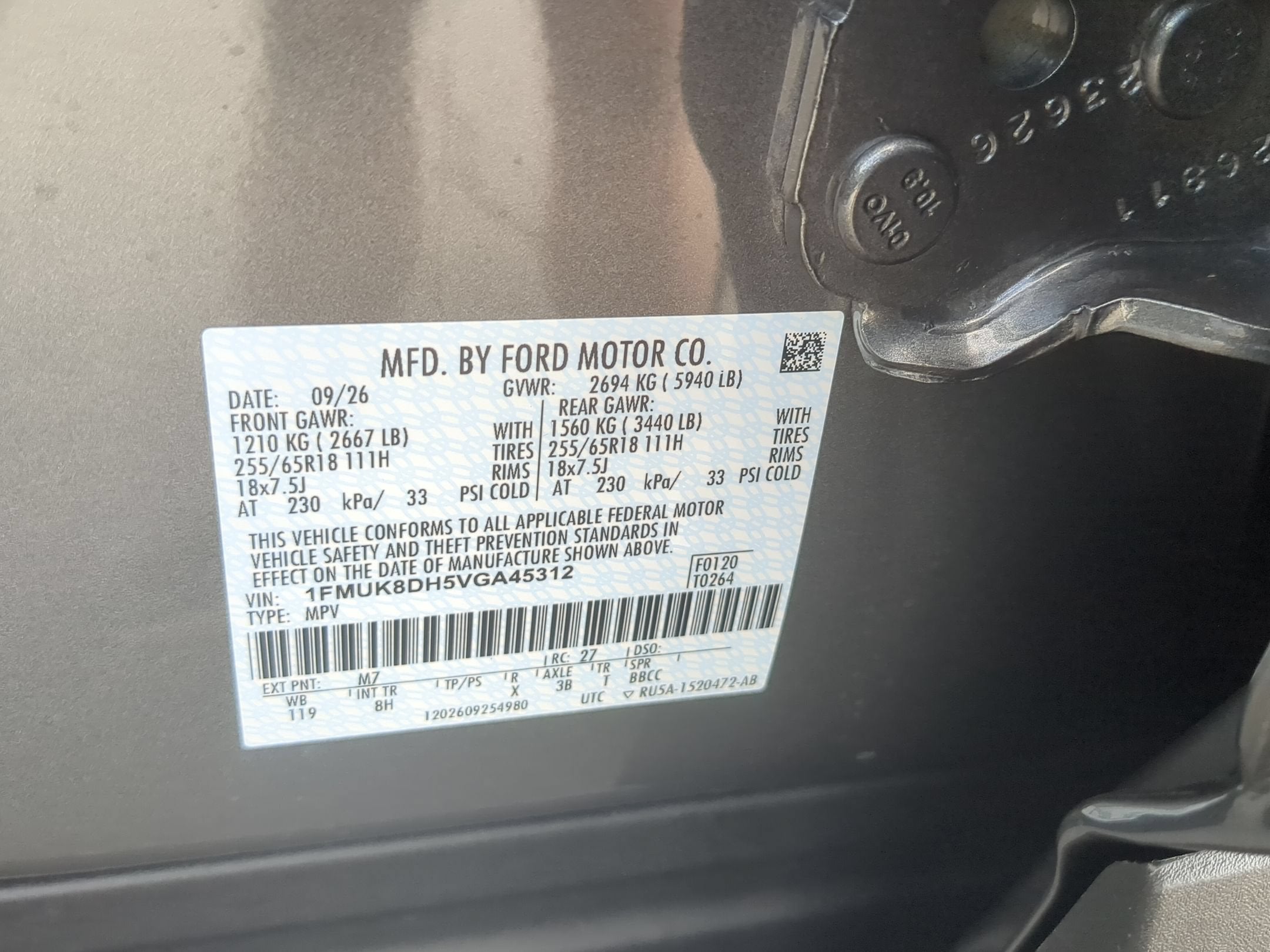 2027 Ford Explorer Active w/200A Pkg